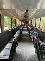 Open air car the Nantahala